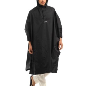 Wildcraft Unisex Black Poncho Rain Jacket