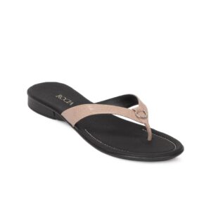Rocia Women Black & Beige Sandals