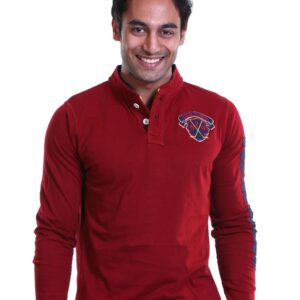 Basics Men Red T-shirt