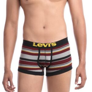 Levis Men Jazz Stripes Maroon Trunks