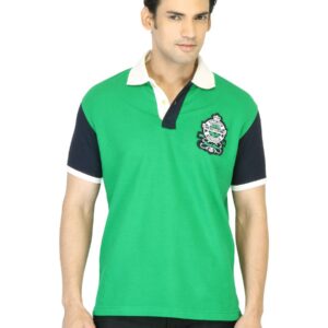 Proline Men Green Polo Tshirt
