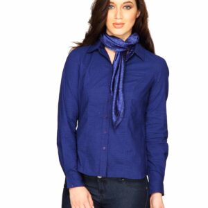 Scullers For Her Women Scarf Shirt Blue Tops