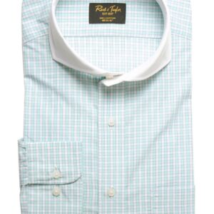 Reid & Taylor Men Check Green Shirts