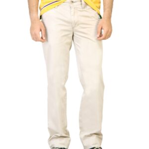 Basics Men Beige Trousers