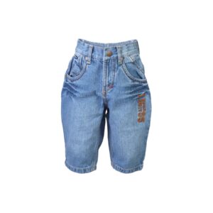 Palm Tree Kids Boys Washed Blue Shorts