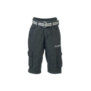 Gini and Jony Kids Boys Solid Black Shorts