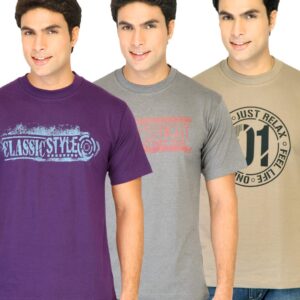 Classic Polo Men Printed pack of 3 Tshirts
