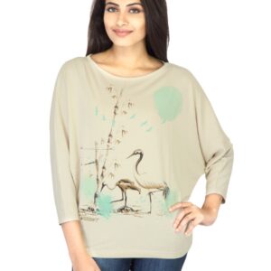Wildcraft Women Cream Kimono Top