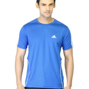 ADIDAS Men Blue T-shirt