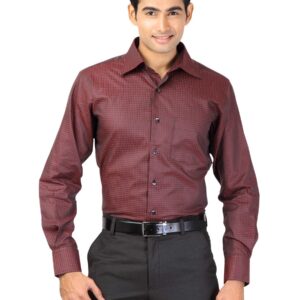 Genesis Men Check Red Shirts