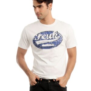French Connection Men White Printed T-shirt