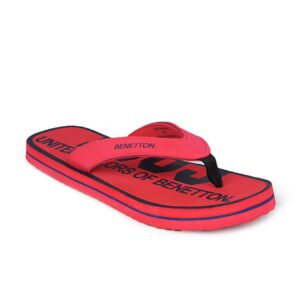 United Colors of Benetton Men Red Flip Flop