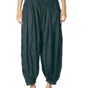 Fabindia Women Black Harem Pants