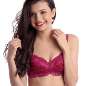 Enamor Claret Coloured Lift Bra