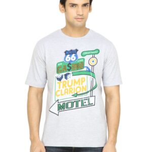 Locomotive Men Printed Grey T-shirt