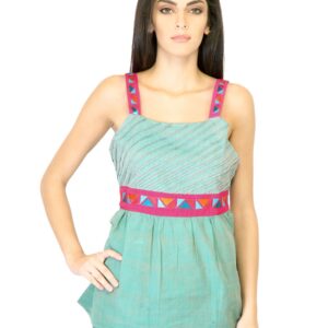Mother Earth Women Green Top