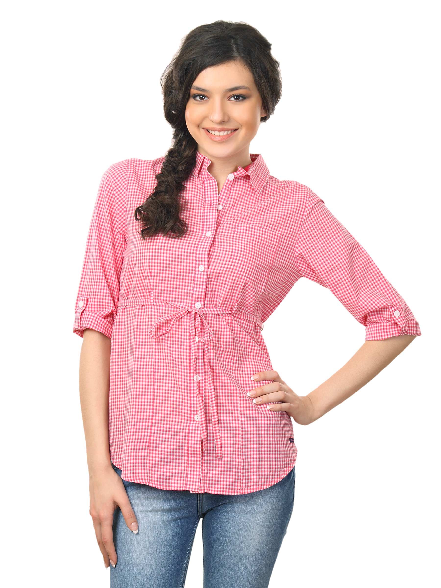 Wrangler Women Pink Shirt
