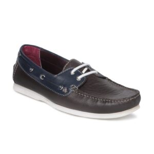 Arrow Men Brown & Navy Blue Shoes