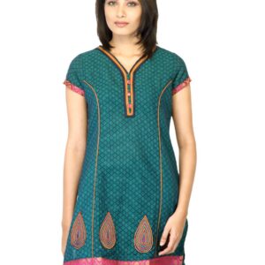 Mother Earth Women Blue Kurta