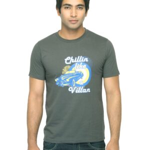 Mark Taylor Men Printed Grey T-shirt