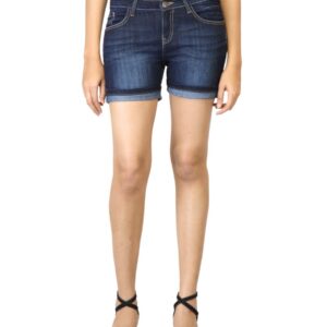 Jealous 21 Women Washed Blue Shorts