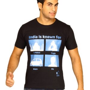 Myntra Men's India Is Known For Black T-shirt