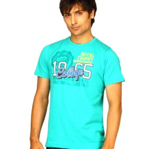 Probase Men's Collage Turquoise T-shirt