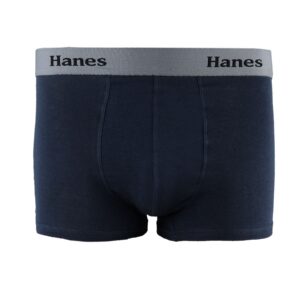 Hanes Men Blue Ultimate Duo Dry Cotton Stretch Trunks