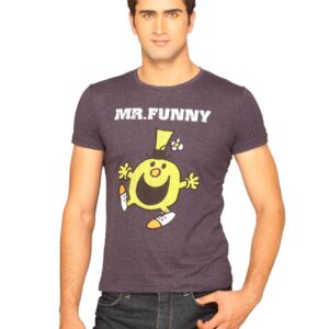 Mr.Men Men's Mr.Funny Purple T-shirt