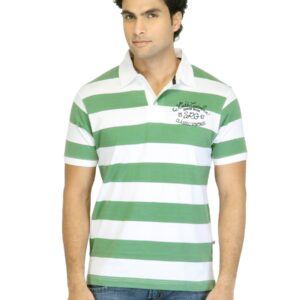 Wrangler Men Green Polo T-shirt