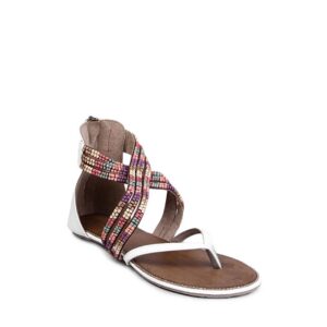 Catwalk Women Flat Zip White Flats