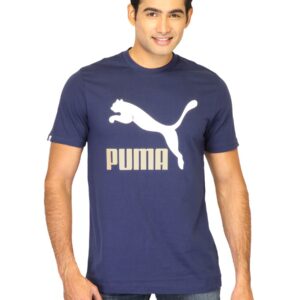 Puma Men Vintage No.1 Logo Blue Tshirts