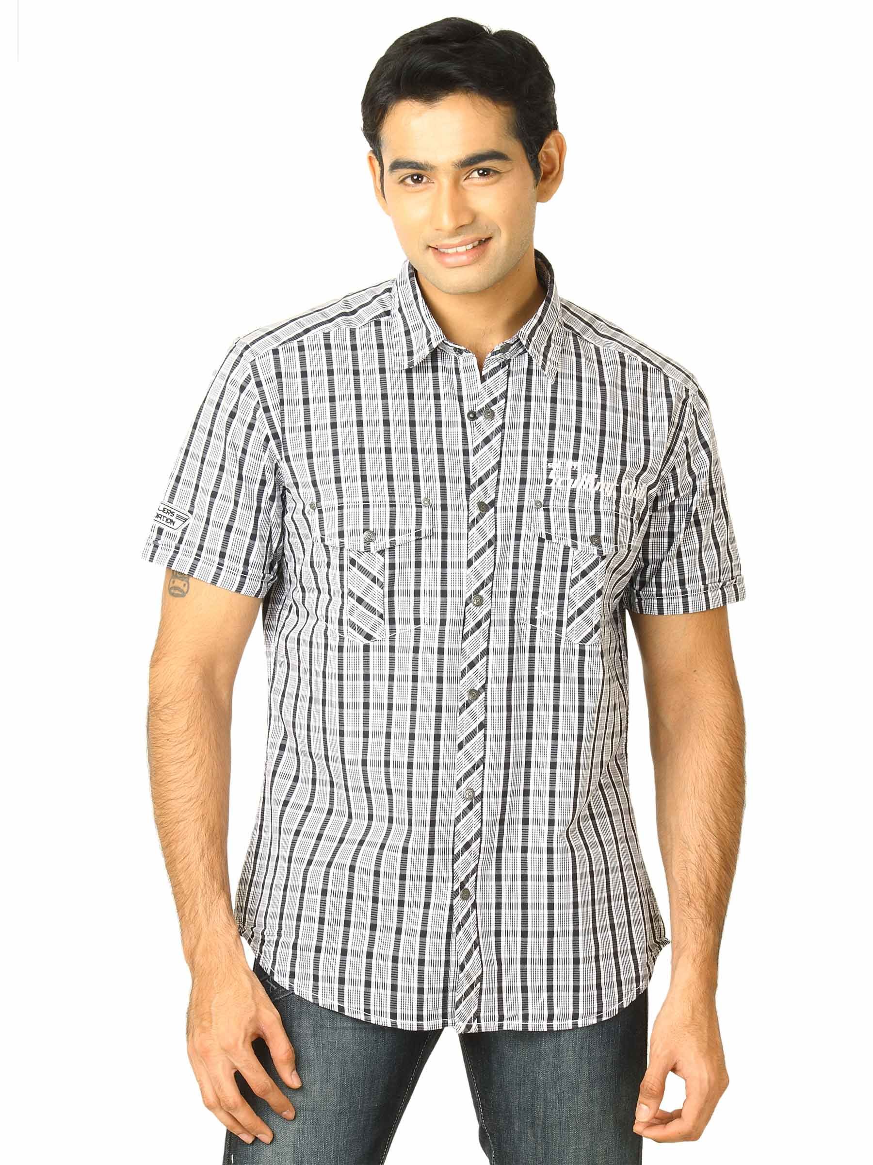 Scullers Men Scul White Black Shirts