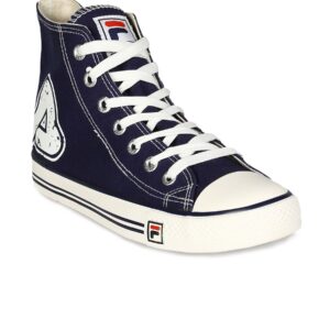 Fila Men's Fuel HI Black Navy Blue Shoe