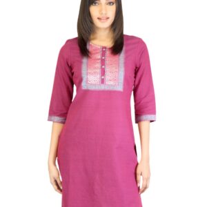 Aurelia Women Magenta Kurta