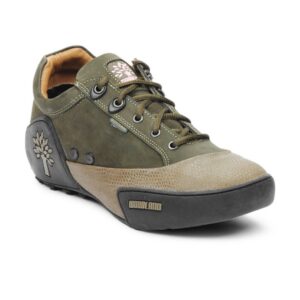 Woodland Men Olive Shoes