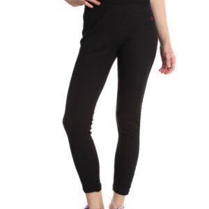Urban Yoga Women Black Leggings