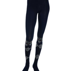 United Colors of Benetton Women Solid Navy Blue Tights