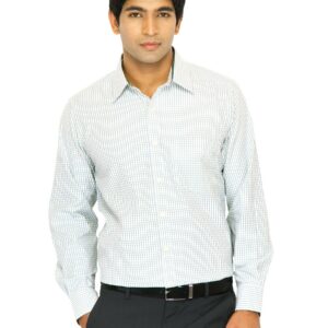 Indigo Nation Men Check White Shirts