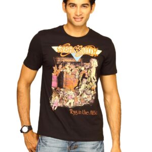 Aerosmith Men's Attic Black T-shirt