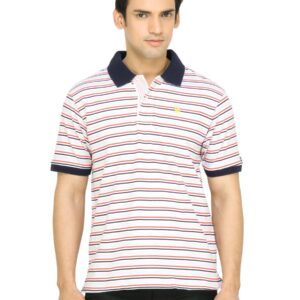 Arrow Sport Men Grey Striped T-shirt