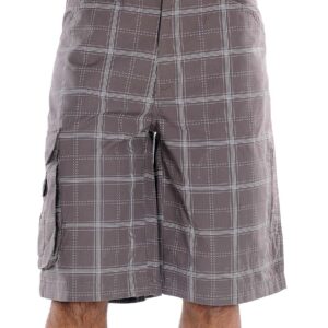 Tribord Mens Grey Cargo Shorts