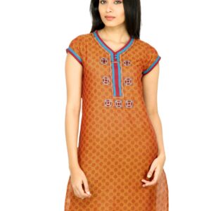 Mother Earth Women Mustard Kurta