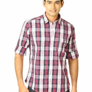 Scullers Men Scul White & Red Shirt