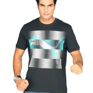 Puma Men's Summer Graphic Black T-shirt