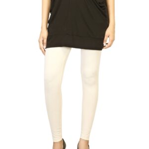 Femella Women Cream Leggings