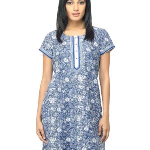 Aurelia Women Printed Blue Kurta