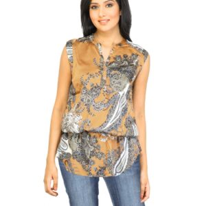 Arrow Woman Boho Tan Top