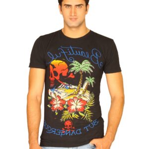 Ed Hardy Men's Beautiful But Dangerous Black T-shirt