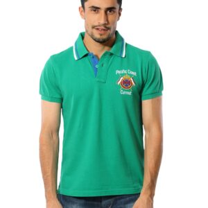 U.S.Polo Assn. Men Green Polo T-shirt